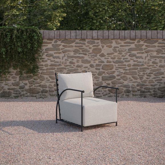 Athens High Back Club Chair Outdoor Chairs Azzurro Living
