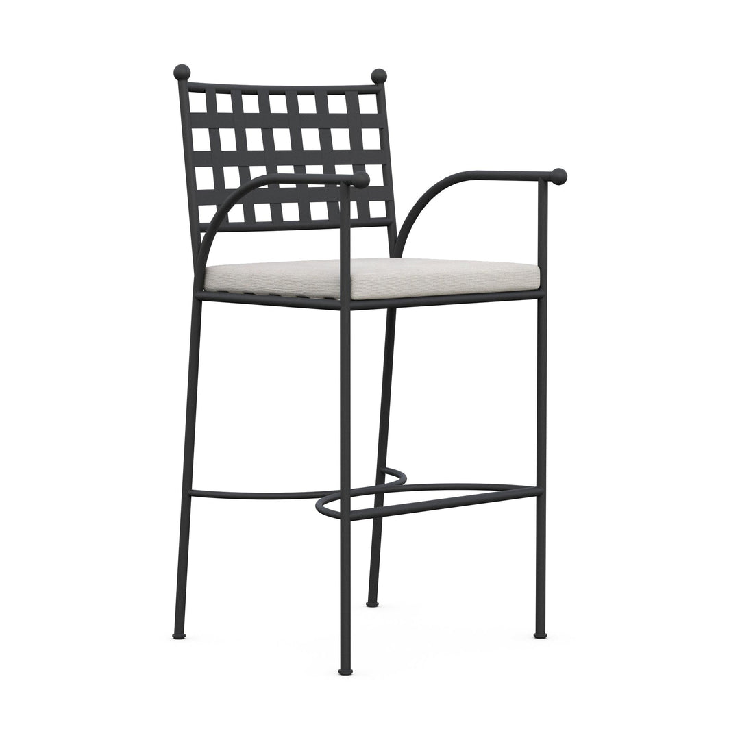 Athens Stool Outdoor Furniture Azzurro Living Bar: 32.1 in height