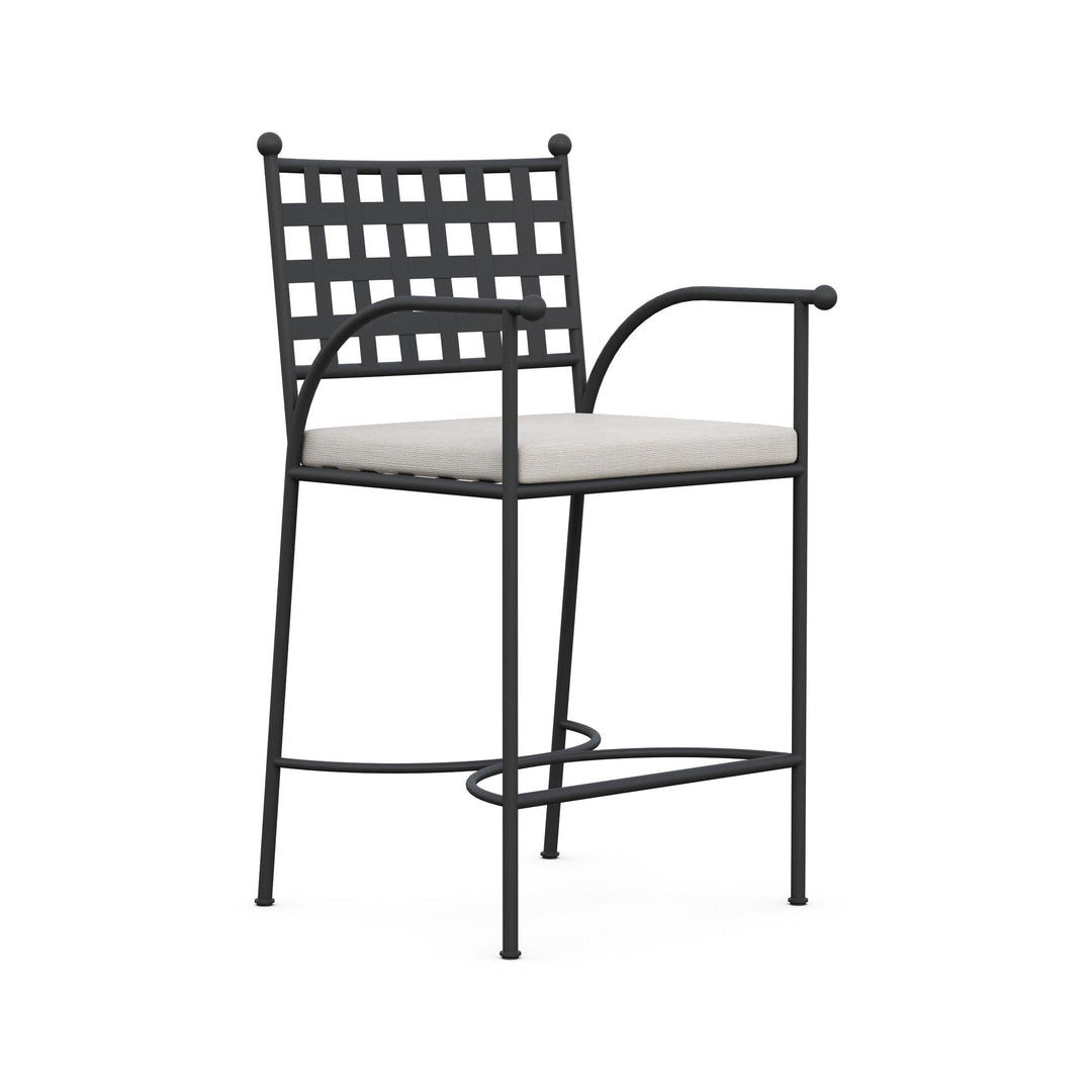 Athens Stool Outdoor Furniture Azzurro Living Counter: 28.1 in height