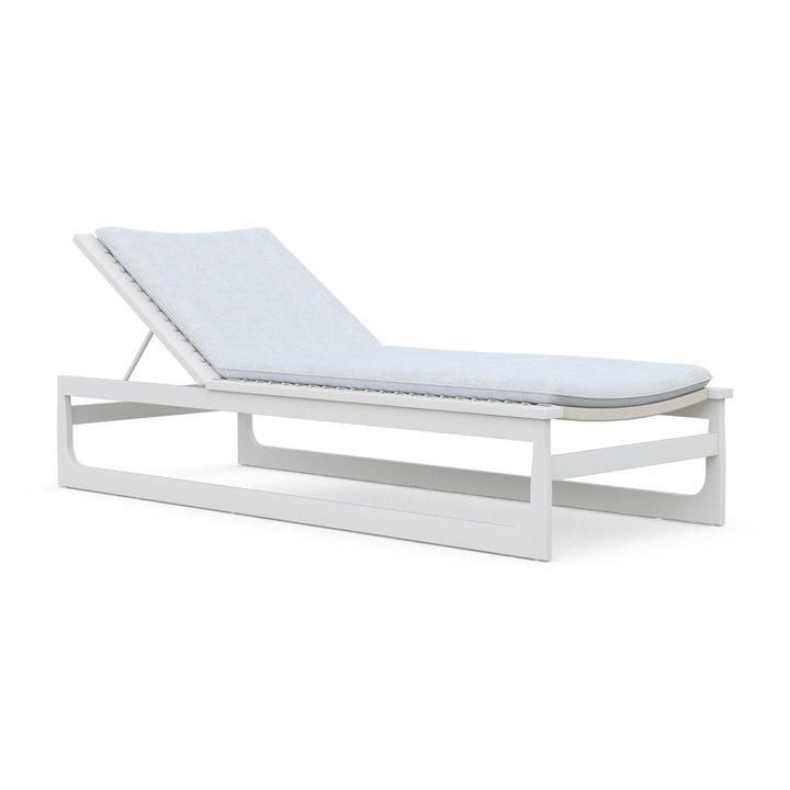 Cozumel Chaise Lounge Outdoor Furniture Azzurro Living White