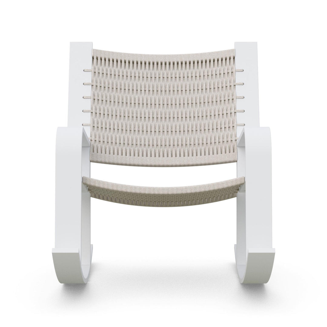 Cozumel Rocking Chair Outdoor Chairs Azzurro Living White