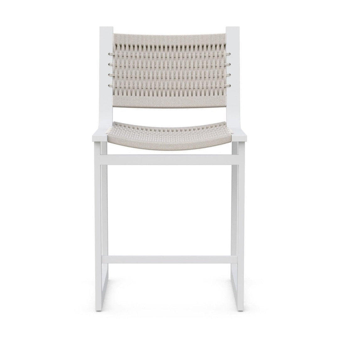 Cozumel Stool Outdoor Furniture Azzurro Living White Bar: 28.5 in height