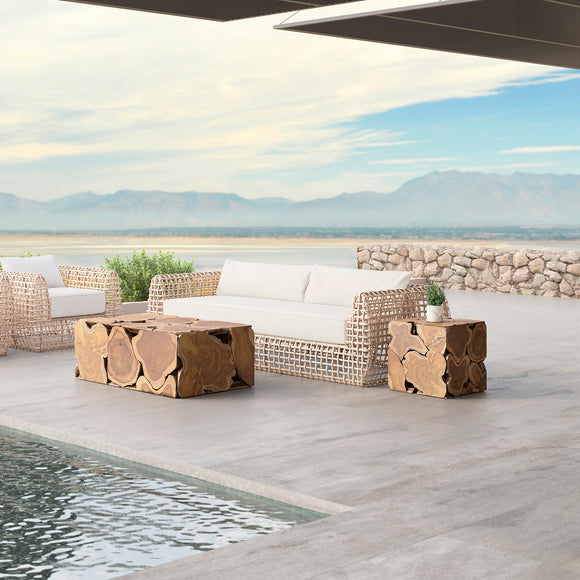 Kiawah 3-Seat Sofa Outdoor Sofas Azzurro Living