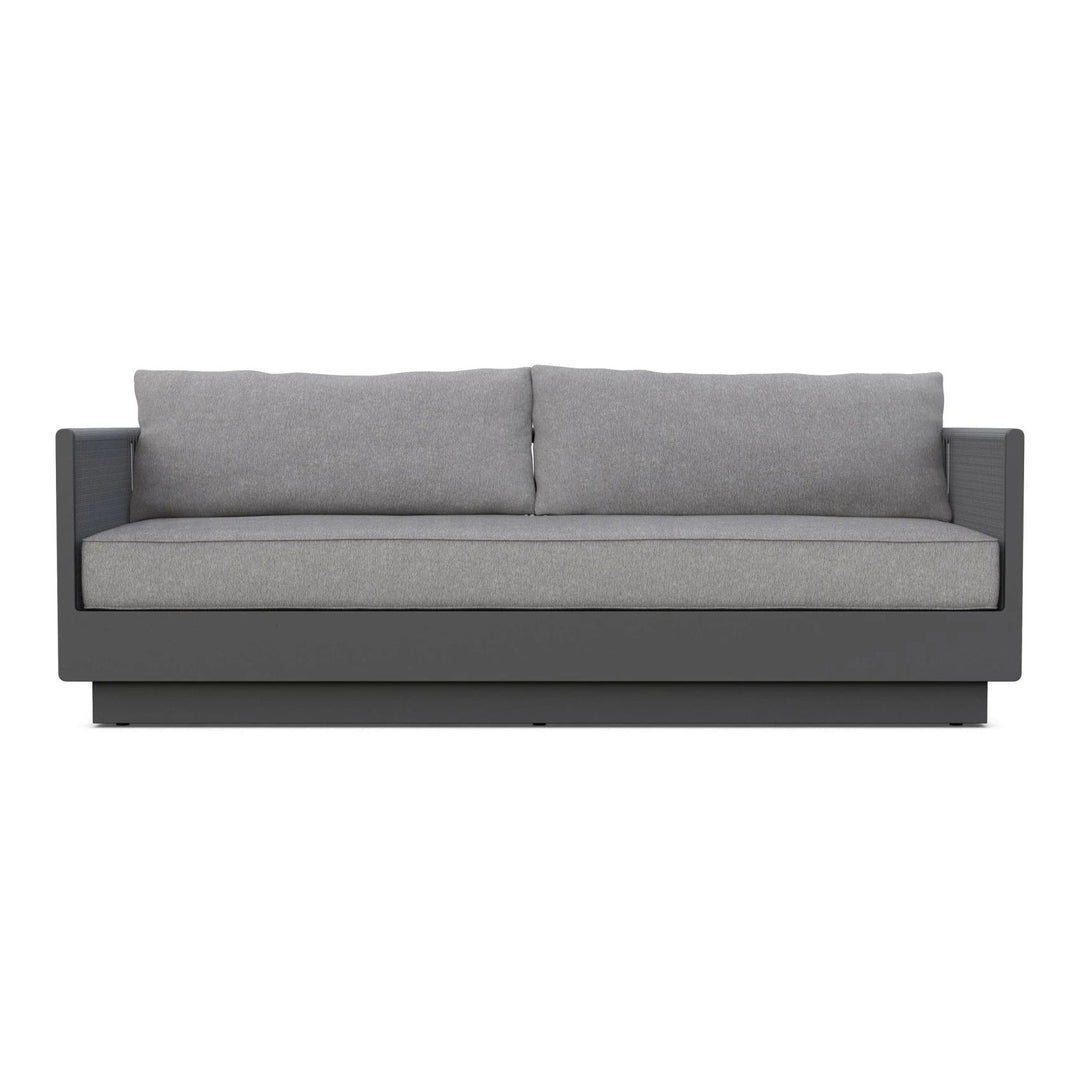 Porto 3 Seater Sofa Outdoor Sofas Azzurro Living Matte Charcoal / Fog