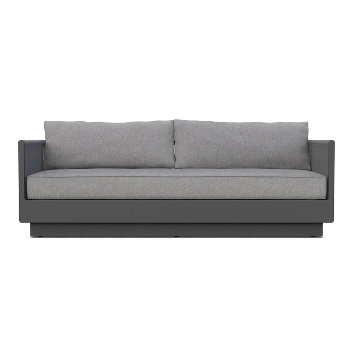 Porto 3 Seater Sofa Outdoor Sofas Azzurro Living Matte Charcoal / Fog