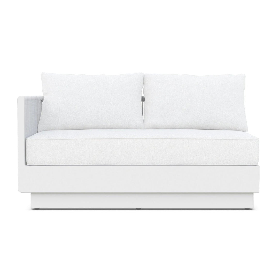 Porto Sofa Outdoor Sofas Azzurro Living Matte White / Cloud Left Section Arm