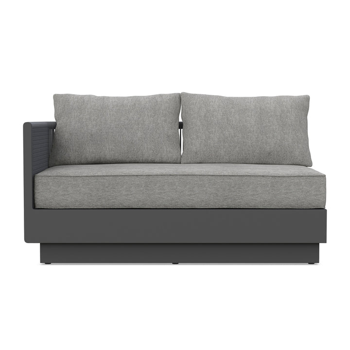 Porto Sofa Outdoor Sofas Azzurro Living Matte Charcoal / Fog Left Section Arm