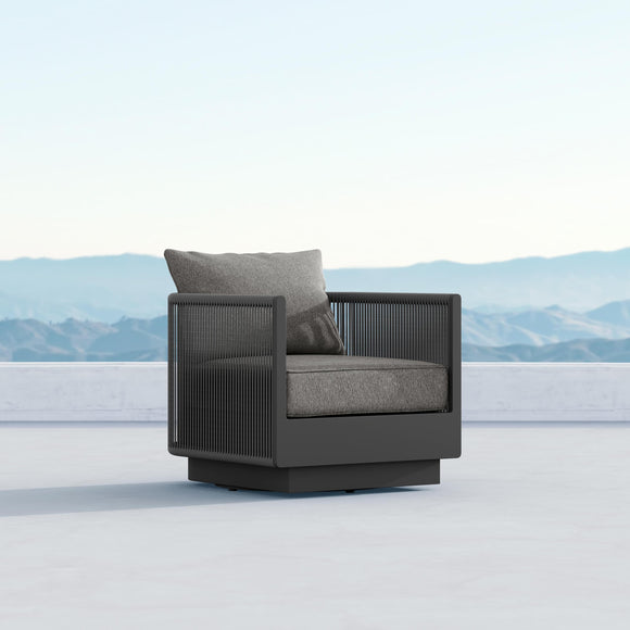 Porto Swivel Club Chair Chairs Azzurro Living