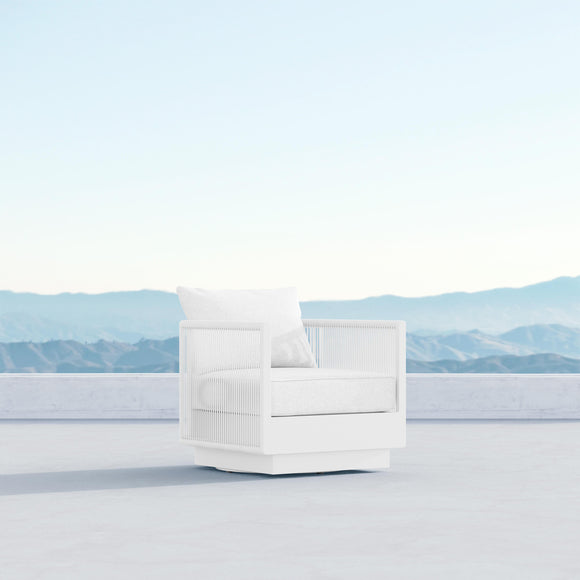 Porto Swivel Club Chair Chairs Azzurro Living