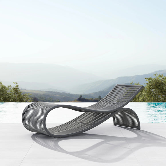 Wave Chaise Lounge Outdoor Furniture Azzurro Living