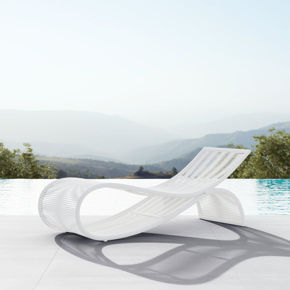 Wave Chaise Lounge Outdoor Furniture Azzurro Living