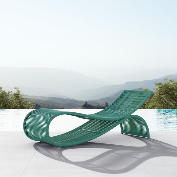 Wave Chaise Lounge Outdoor Furniture Azzurro Living