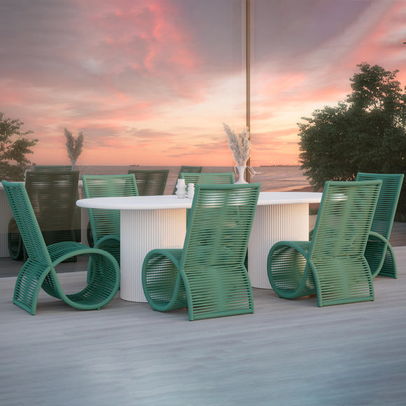 Wave Dining Chair (Set of 2) Chairs Azzurro Living