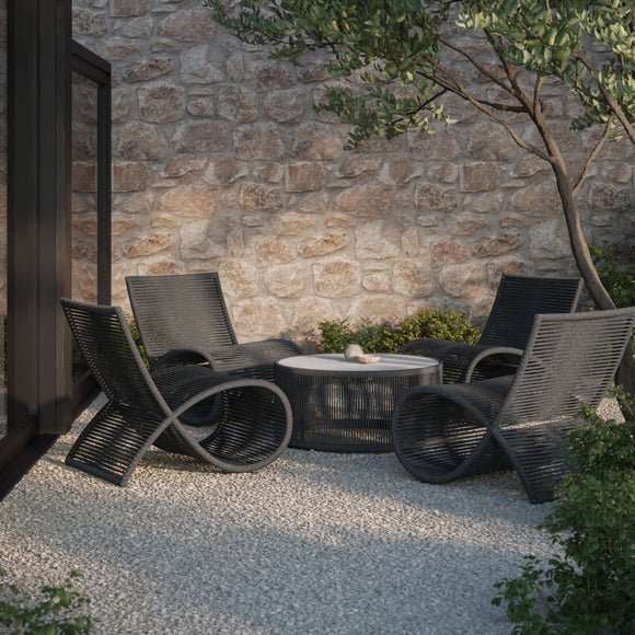 Wave Lounge Chair (Set of 2) Outdoor Chairs Azzurro Living