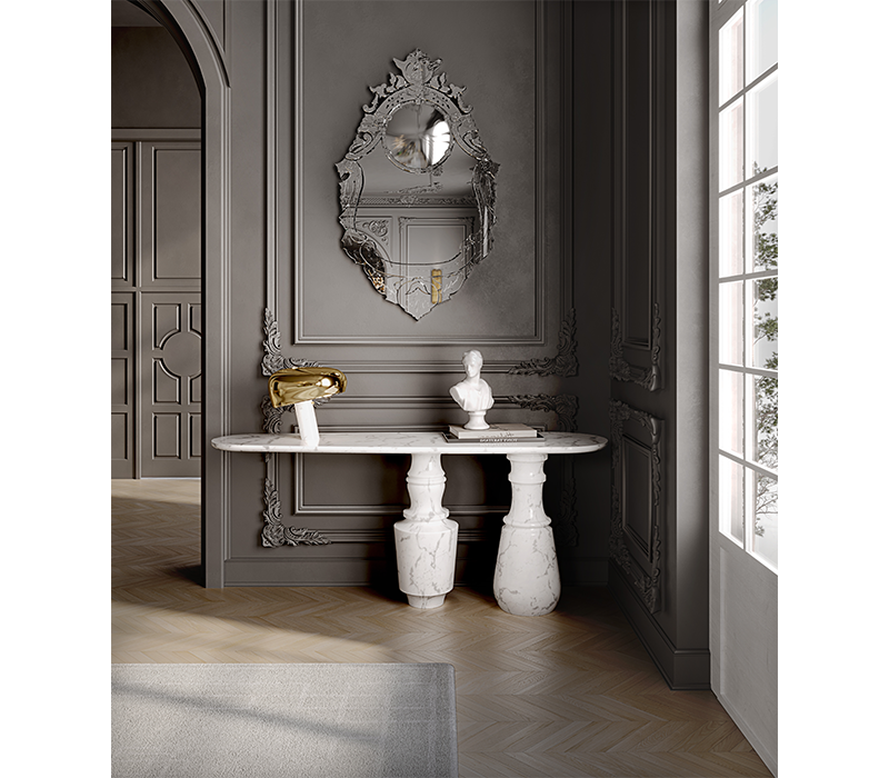 pietra carrara console Consoles Boca Do Lobo