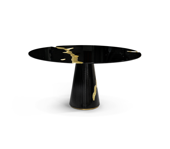 Lapiaz Black Dining Table  Boca Do Lobo   