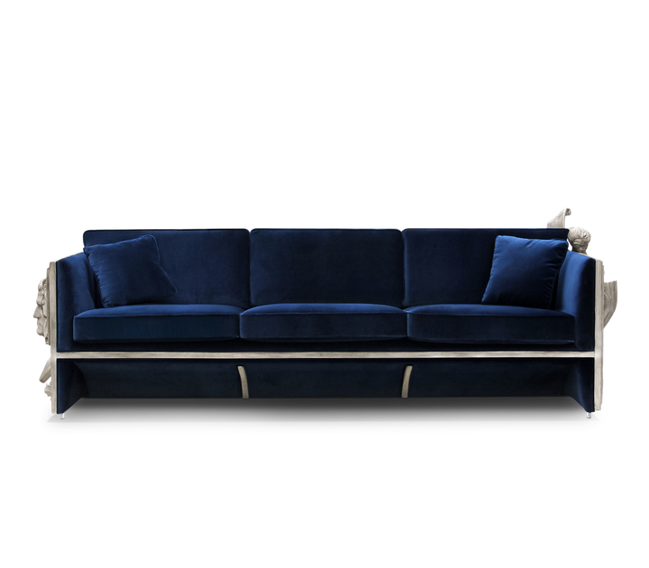 versailles sofa Sofas Boca Do Lobo Blue Fabric