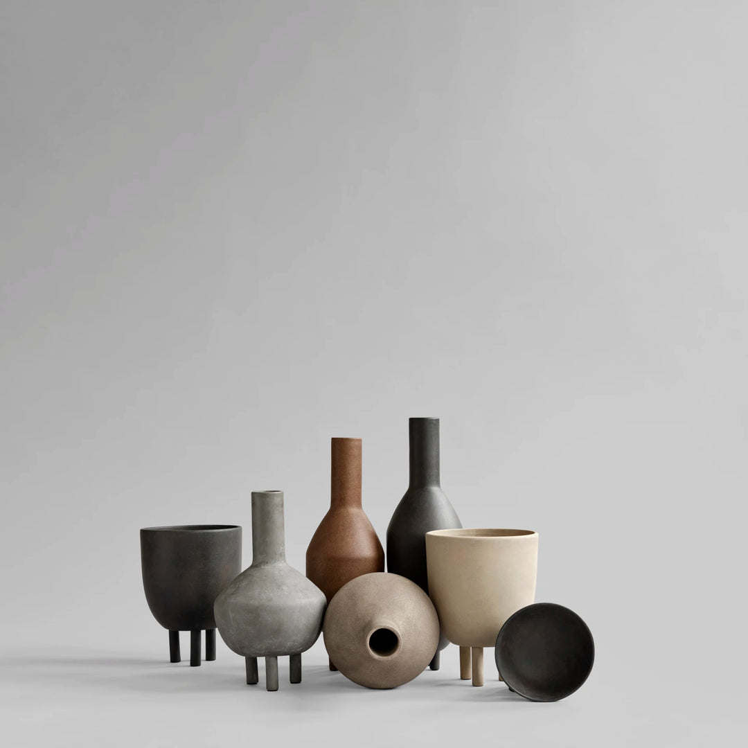 Duck Vase, Fat - Taupe Vases 101 Copenhagen   