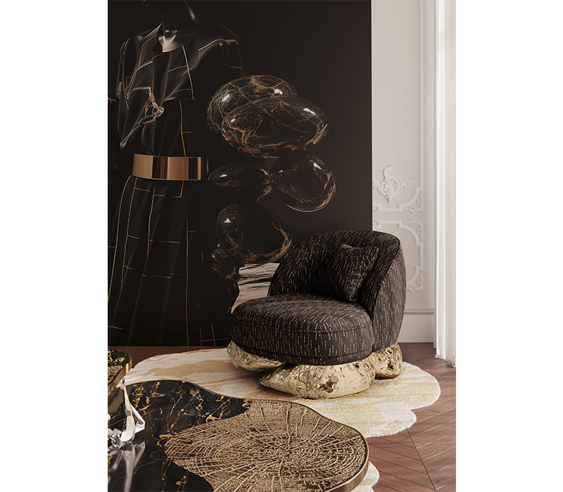 angra black armchair Sofas Boca Do Lobo