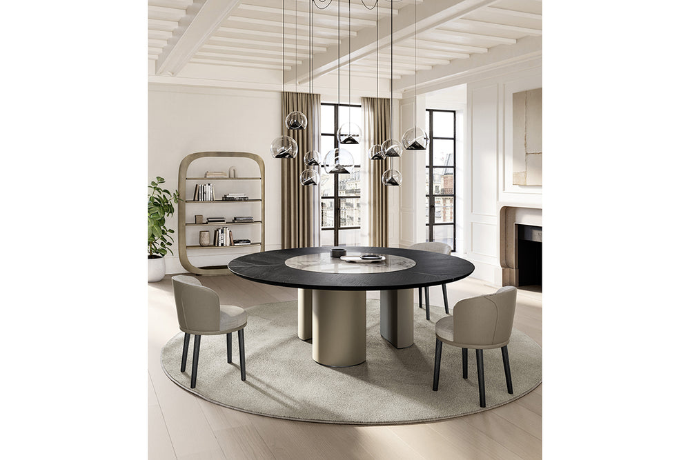 PLAI CERAMIC TOP KING ROUND TABLE Kitchen & Dining Room Tables Eforma