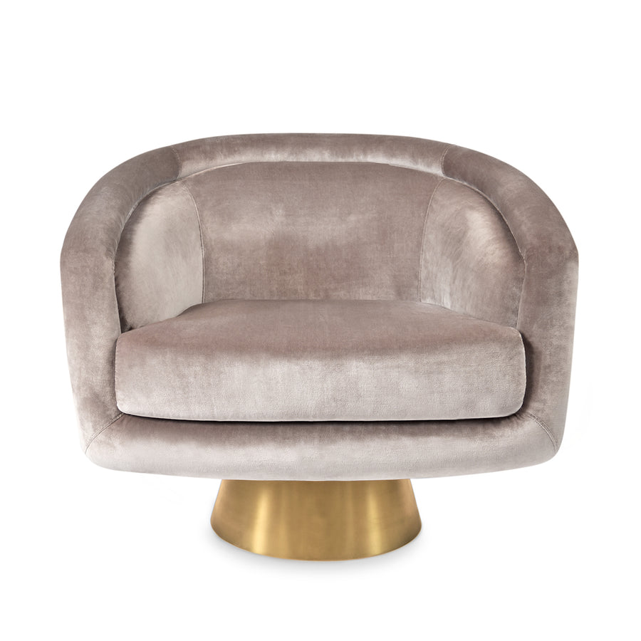 Bacharach Swivel Chair Jonathan Adler