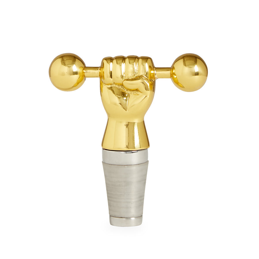 Barbell Bottle Stopper Jonathan Adler Default Title