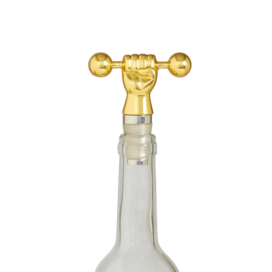Barbell Bottle Stopper Jonathan Adler