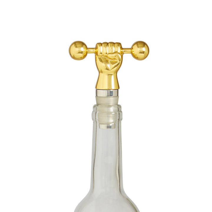 Barbell Bottle Stopper Jonathan Adler