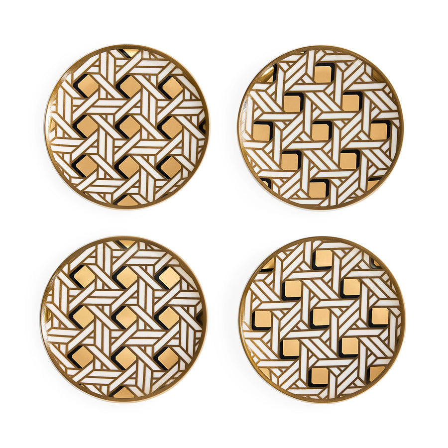 Basketweave Coasters Jonathan Adler Default Title