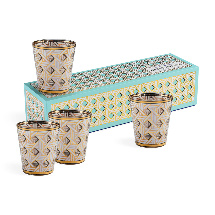 Basketweave Glassware Set Jonathan Adler