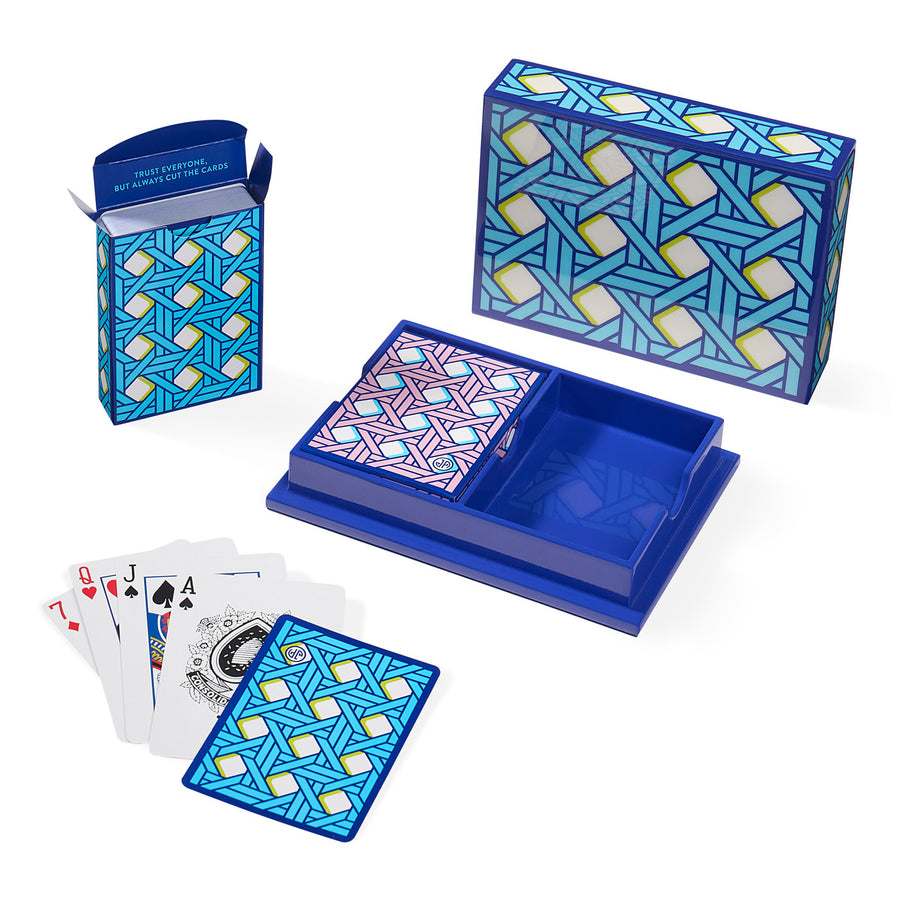 Basketweave Lacquer Card Set Jonathan Adler Default Title