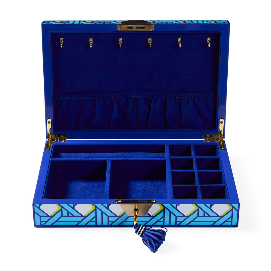 Basketweave Lacquer Jewelry Box Jonathan Adler