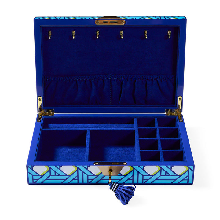 Basketweave Lacquer Jewelry Box Jonathan Adler