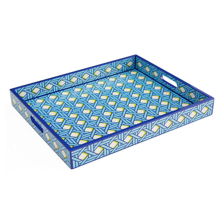 Basketweave Lacquer Tray Jonathan Adler Default Title