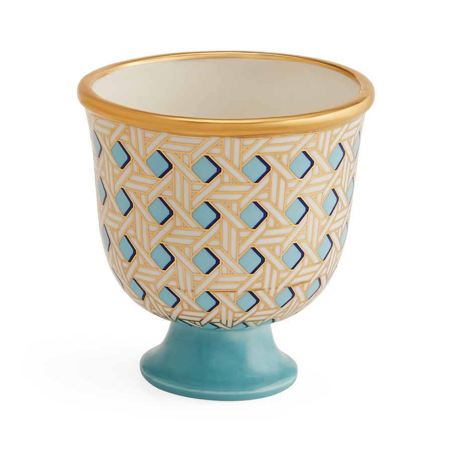 Basketweave Pedestal Bowl Jonathan Adler Default Title