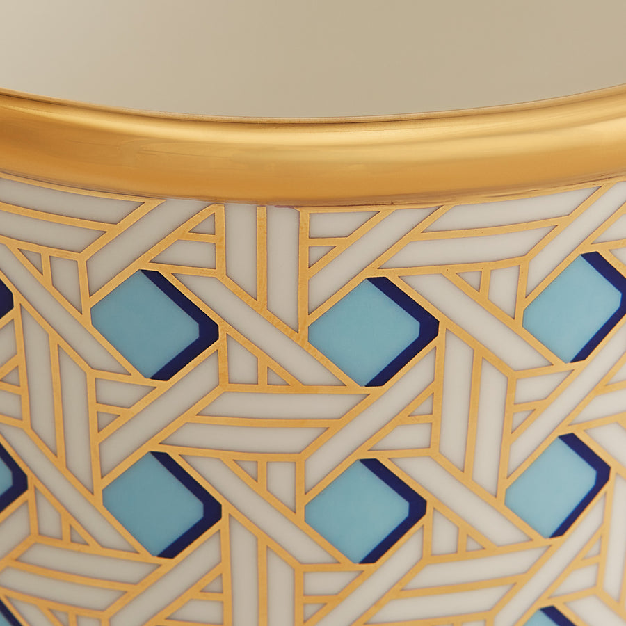 Basketweave Pedestal Bowl Jonathan Adler