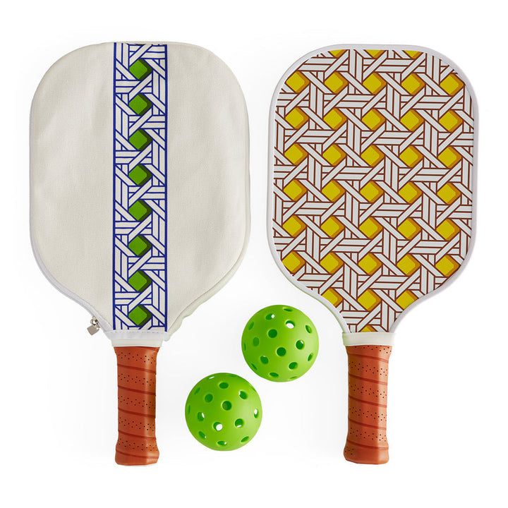 Basketweave Pickleball Set Jonathan Adler Default Title
