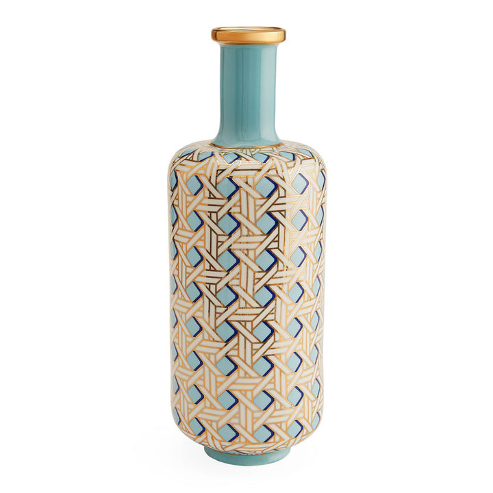 Basketweave Tall Bottle Vase Jonathan Adler Default Title