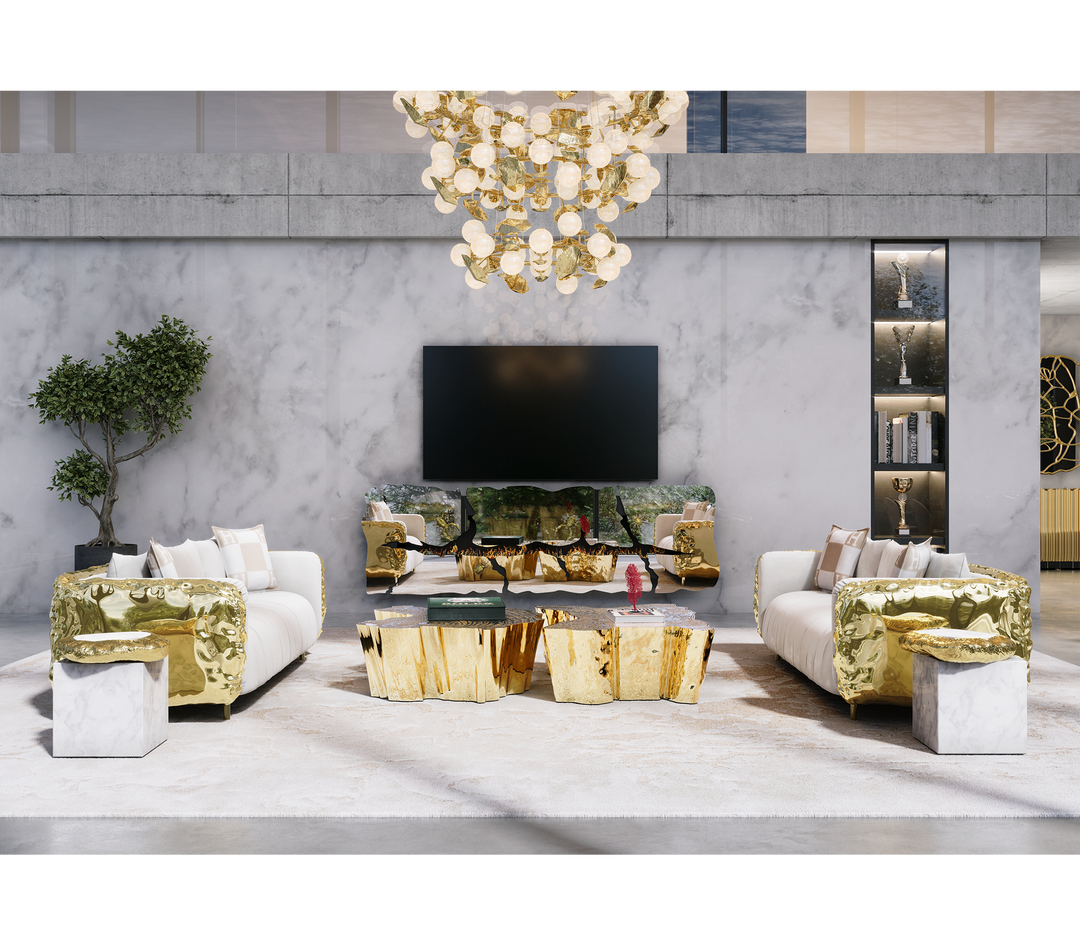 eden gold center table - Image 15