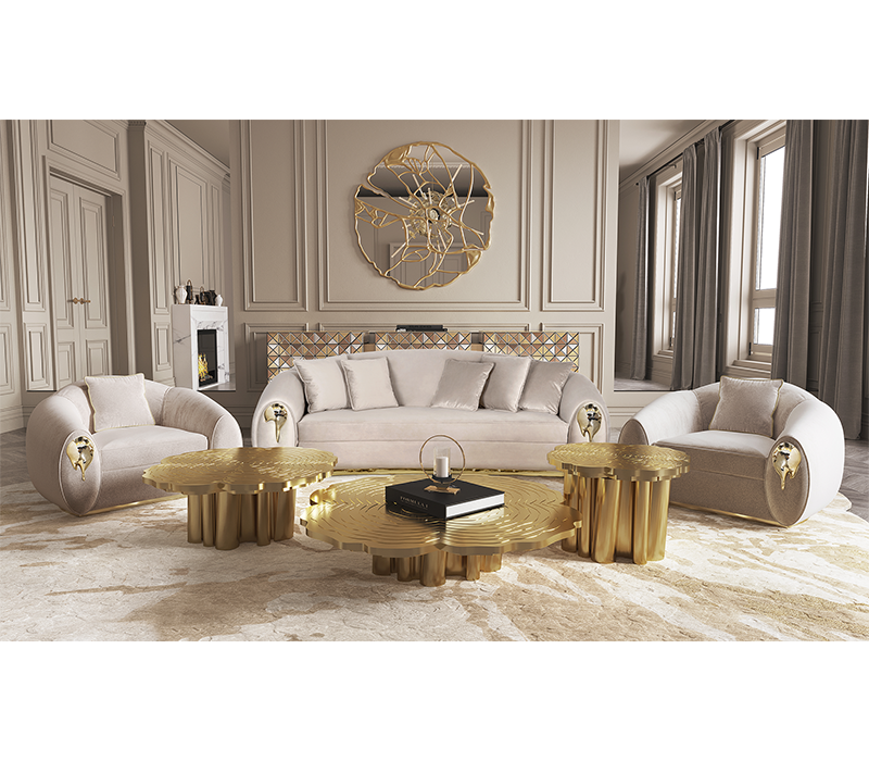 fortuna gold center table Others Boca Do Lobo