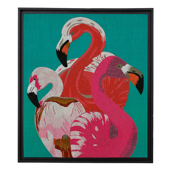 Flamingo Beaded Art Jonathan Adler