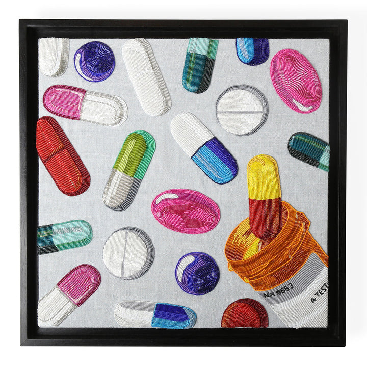 Happy Pills Beaded Art Jonathan Adler Default Title