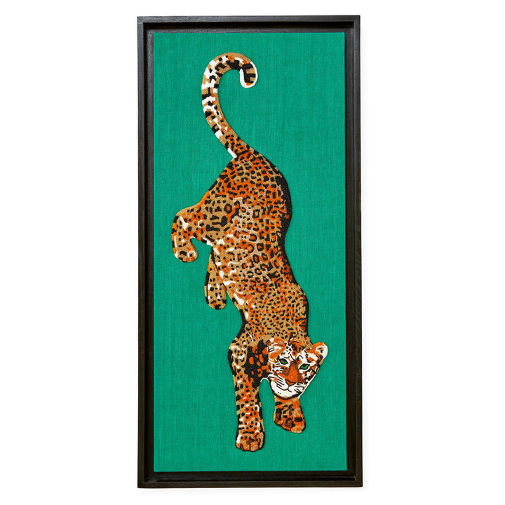 Leopard Beaded Art Jonathan Adler