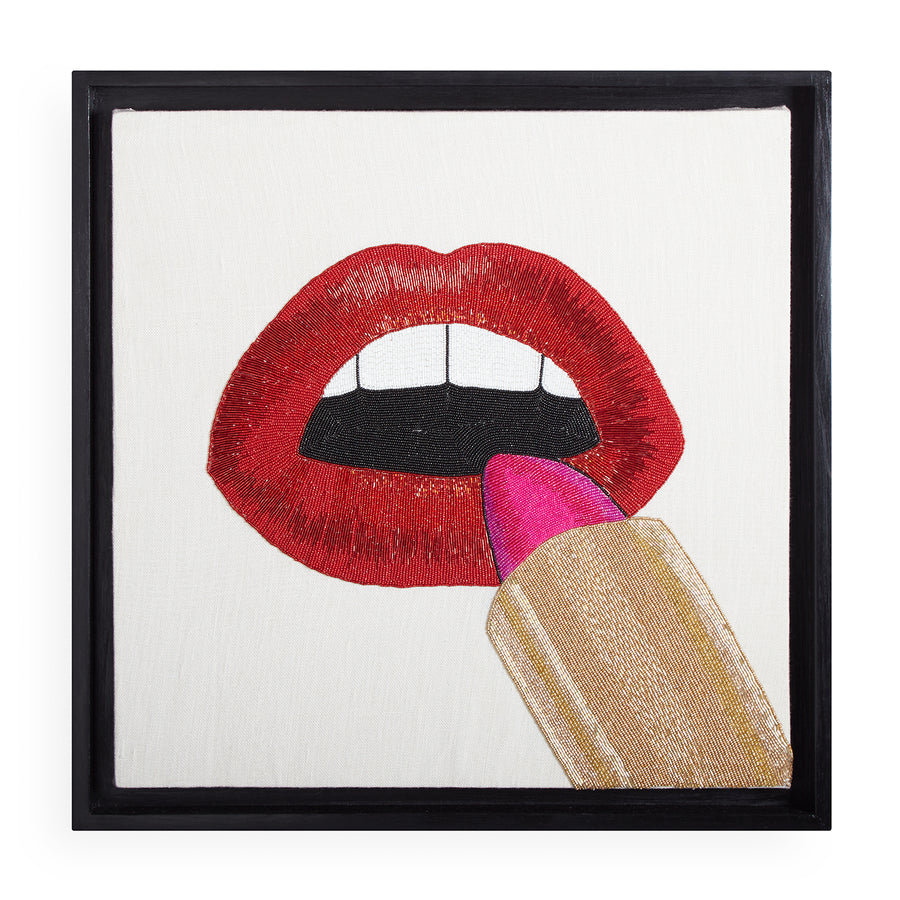 Lipstick Beaded Art Jonathan Adler Default Title
