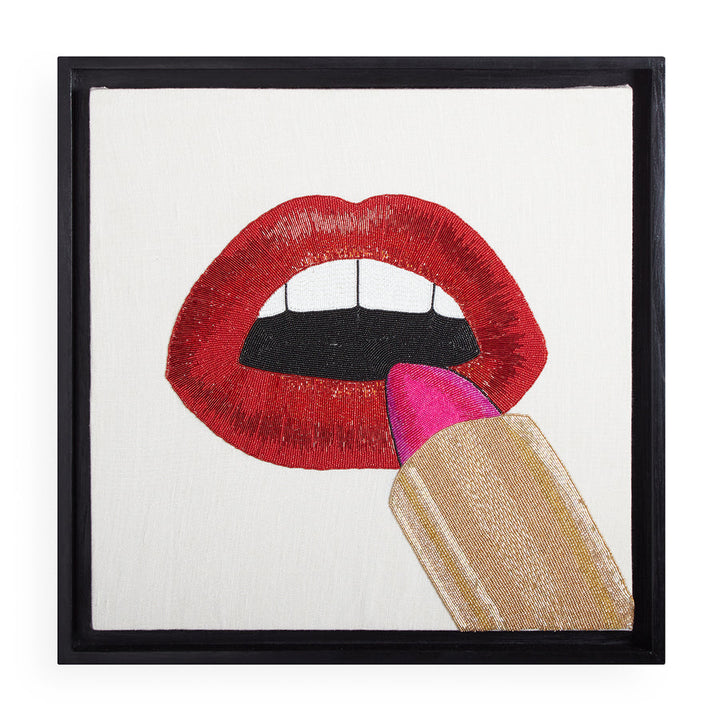 Lipstick Beaded Art Jonathan Adler Default Title