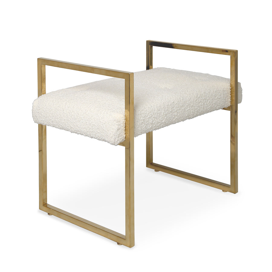 Beaumont Bench Jonathan Adler Olympus Oatmeal