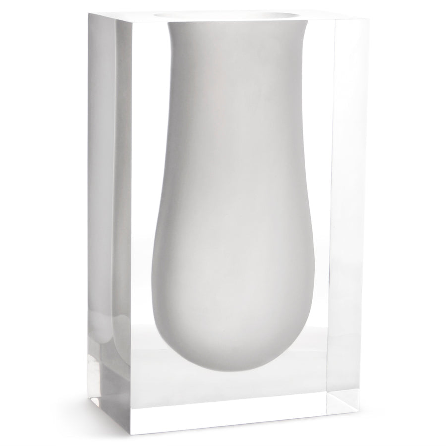 Bel Air Mega Scoop Vase Jonathan Adler White