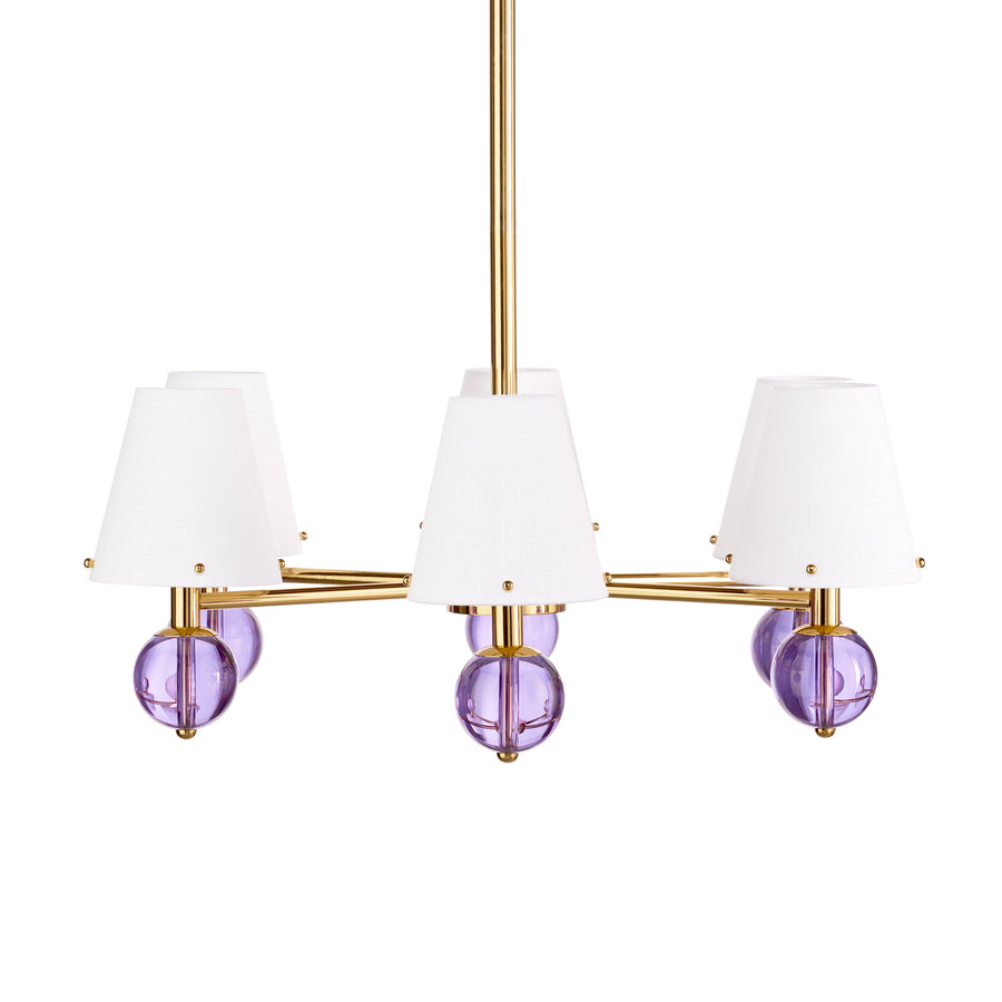 Belvedere Six-Light Chandelier Jonathan Adler Default Title