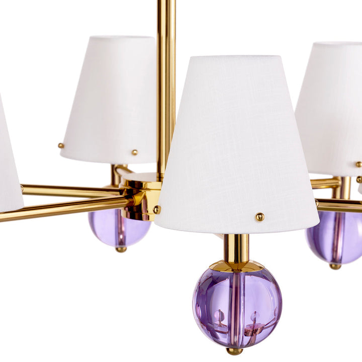 Belvedere Six-Light Chandelier Jonathan Adler