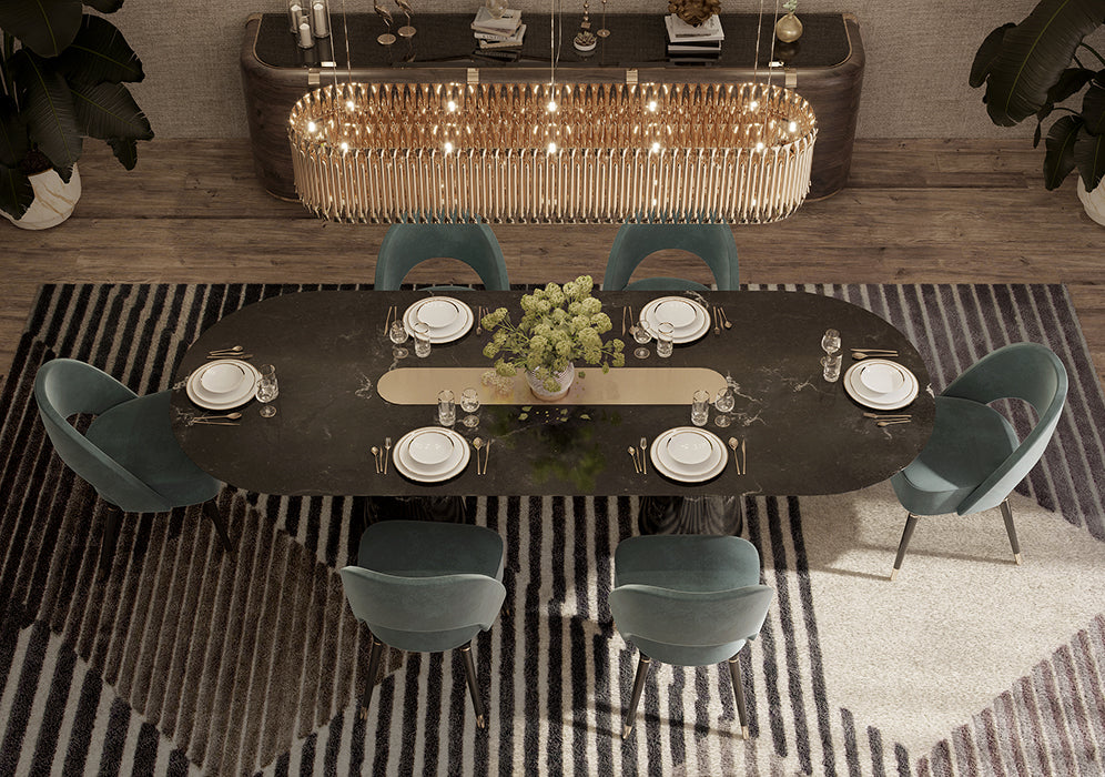 BERTOIA OVAL DINING TABLE Dining Tables Essential Homes